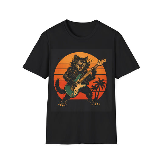 Guitar Rockin' Cat T-Shirt