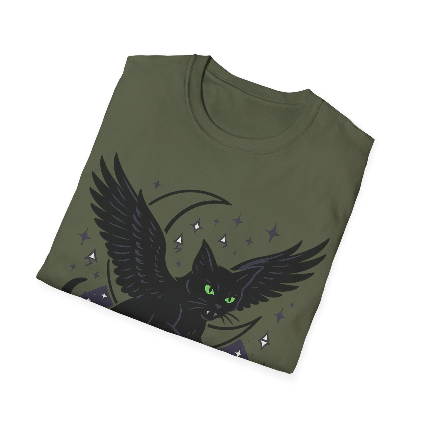Winged Cat in Flight T-Shirt