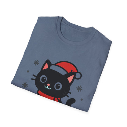 Kawaii Kitten 1st Christmas T-Shirt