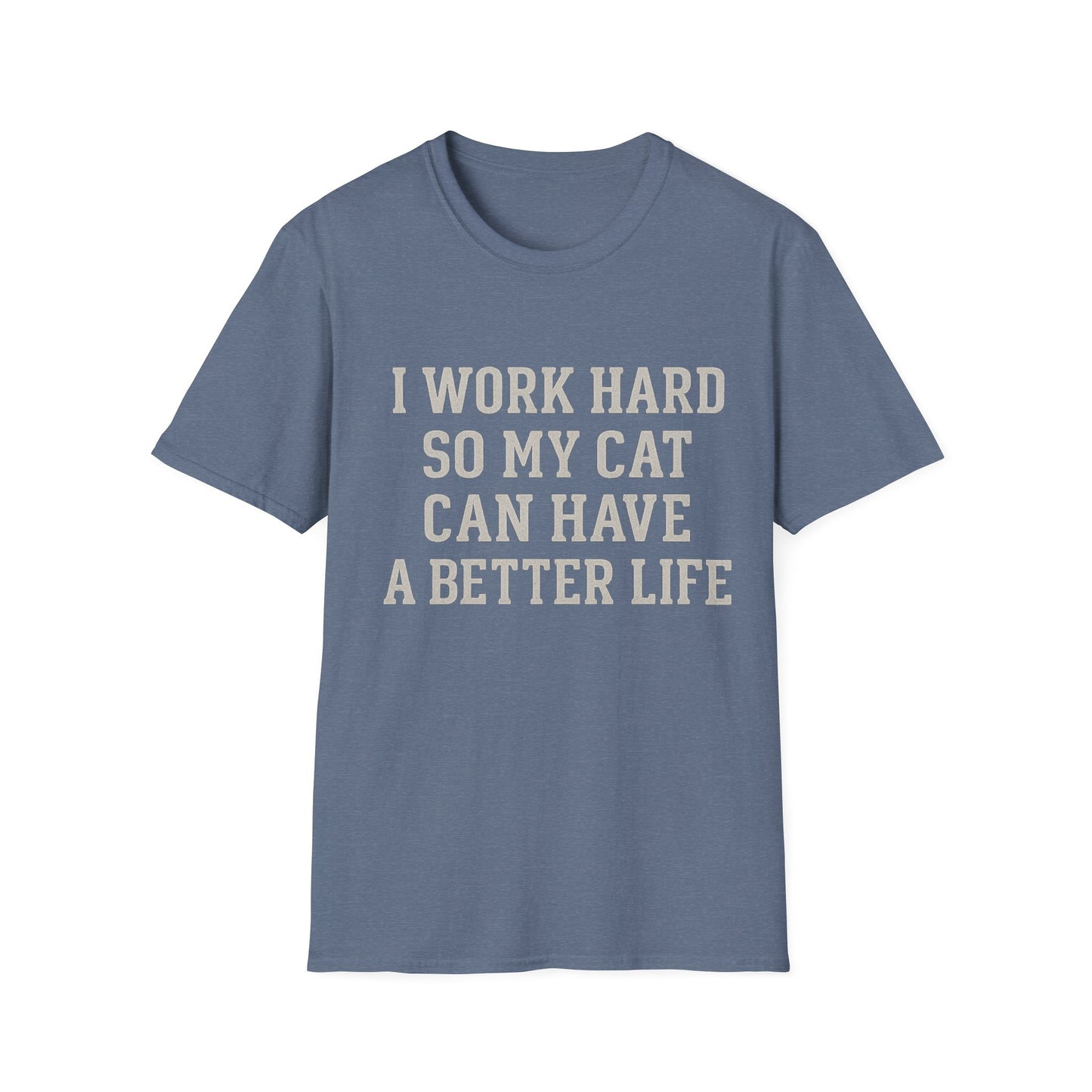 Work Hard Cat T-Shirt