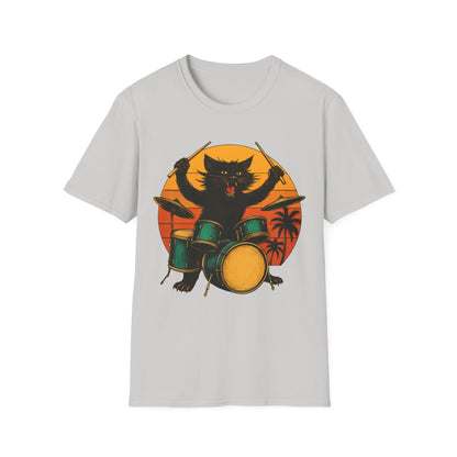 Drummer Cat T-Shirt