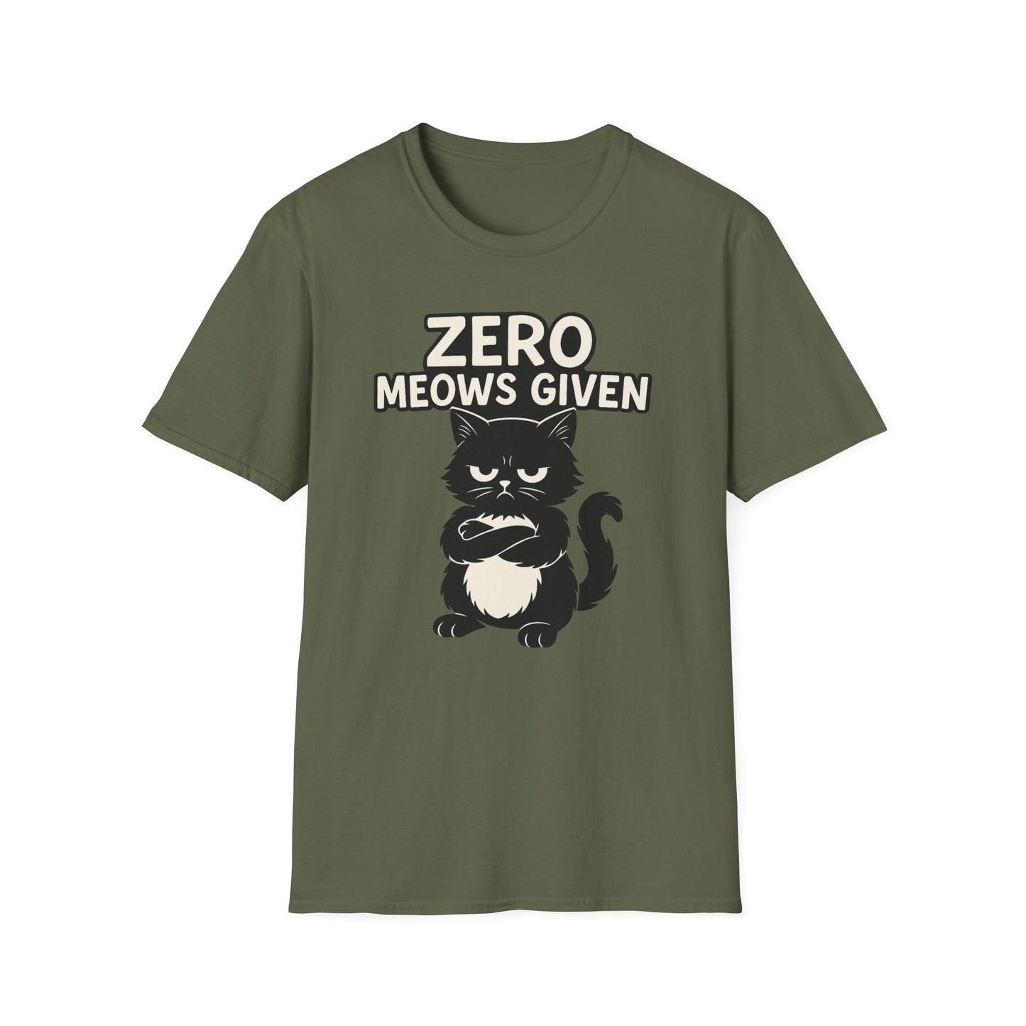 Zero Meows Given T-Shirt