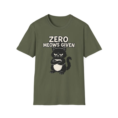 Zero Meows Given T-Shirt