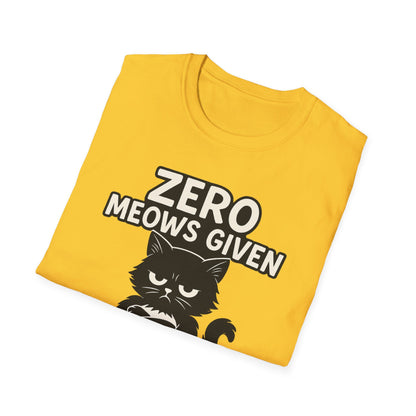 Zero Meows Given T-Shirt