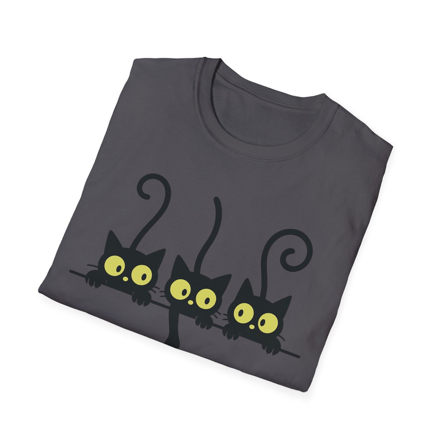 Curious Black Cats T-Shirt