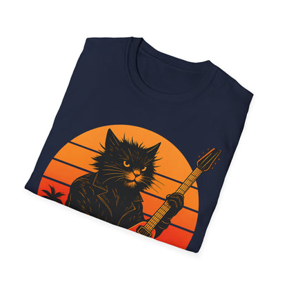 Guitar Hero Cat T-Shirt