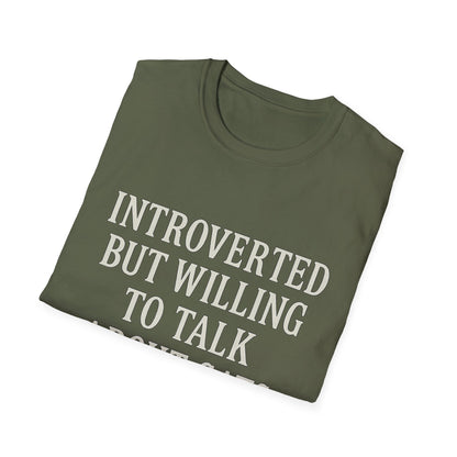 Introverted Cat Lovers T-Shirt