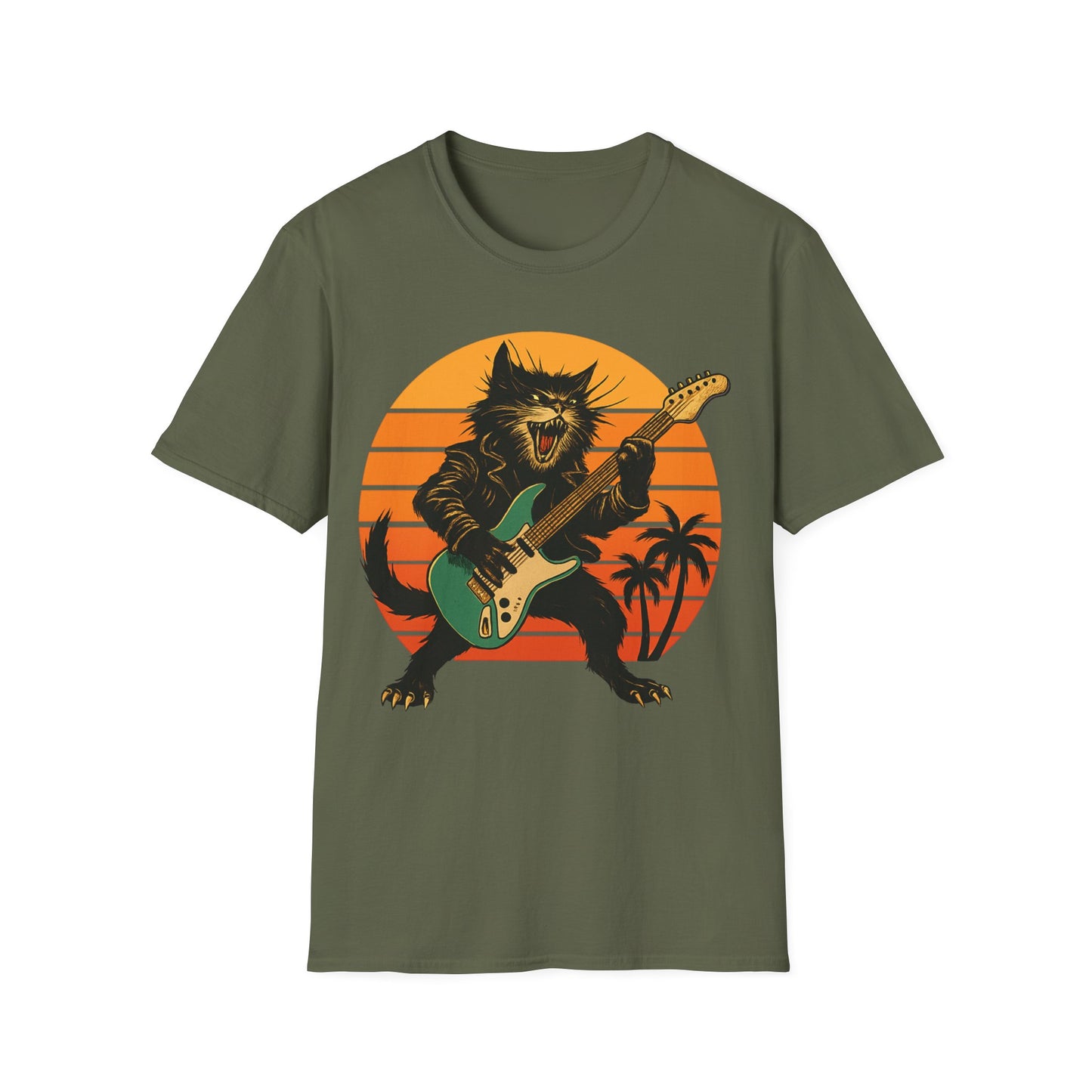 Rockstar Cat T-Shirt