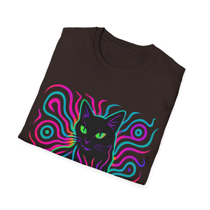 Cat In Neon Colors T-Shirt