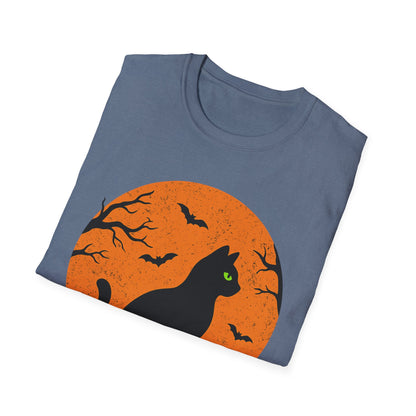 Full Moon Halloween Cat