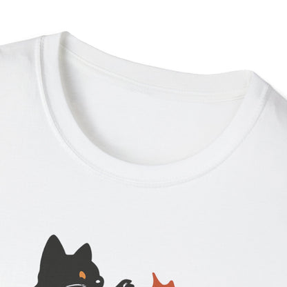 Black Cats Love Fall T-Shirt
