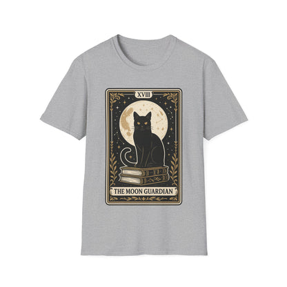 Tarot Moon Guardian Cat T-Shirt