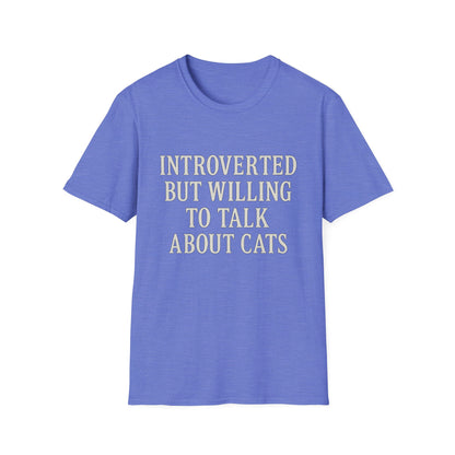 Introverted Cat Lovers T-Shirt