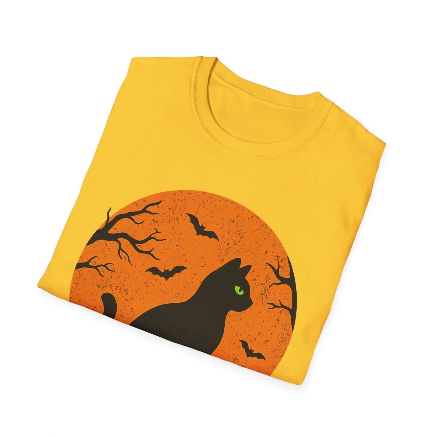 Full Moon Halloween Cat