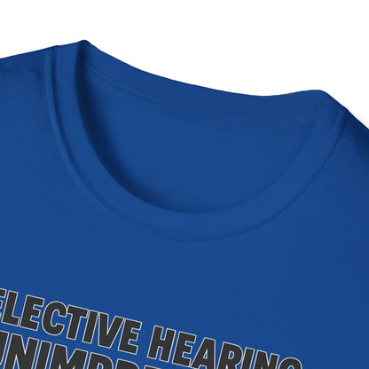 Selective Hearing Cat T-Shirt