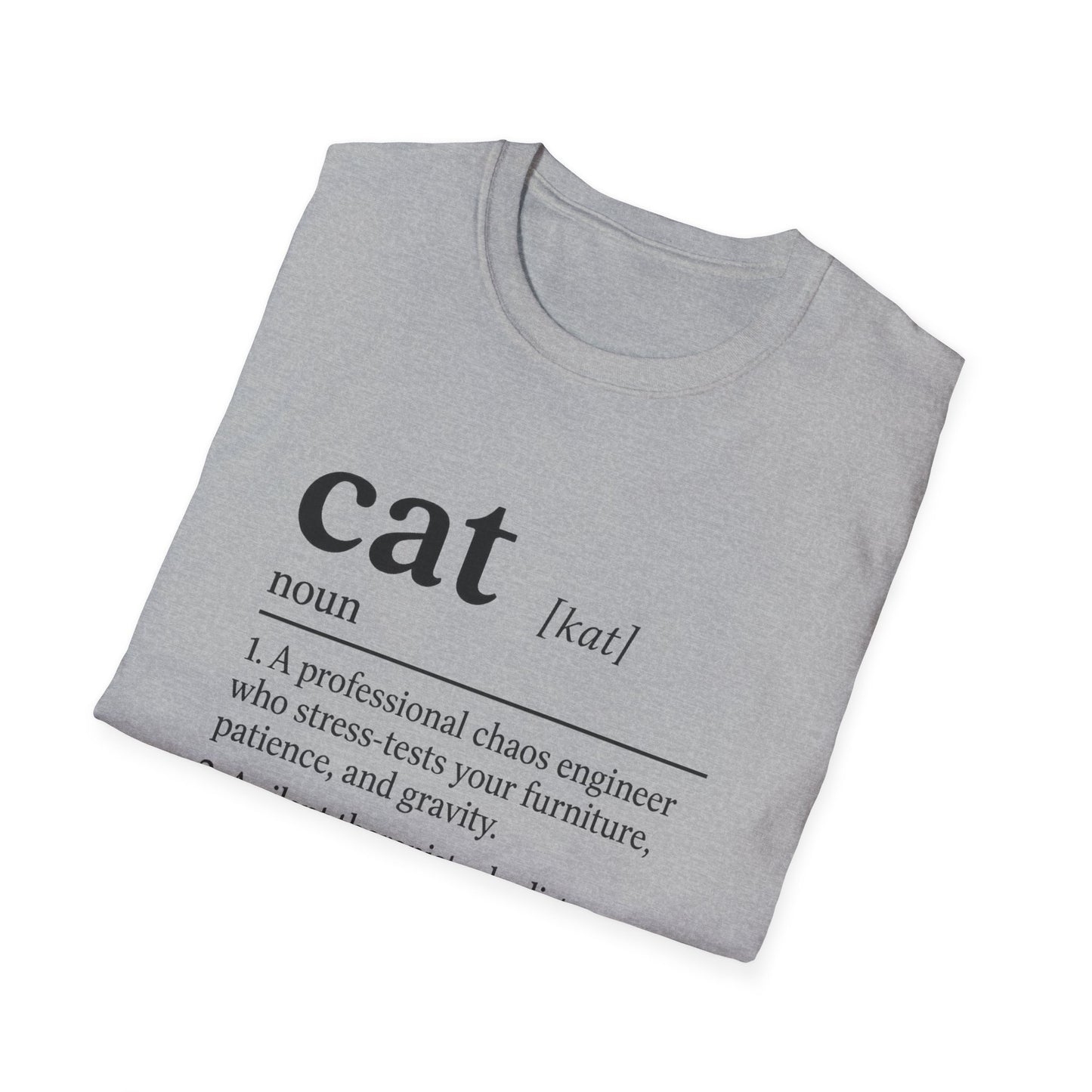 Cat Definition Therapist T-Shirt