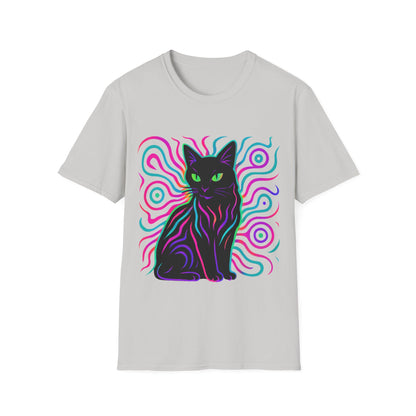 Cat In Neon Colors T-Shirt