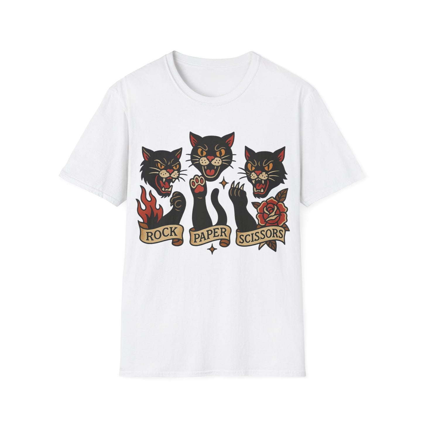 Rock Paper Cats T-Shirt