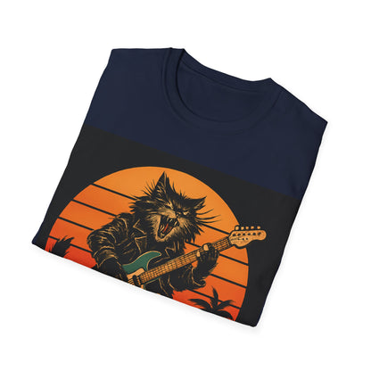 Guitar Rockin' Cat T-Shirt