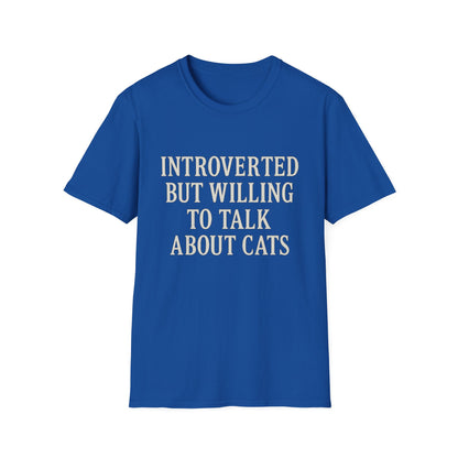 Introverted Cat Lovers T-Shirt