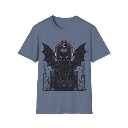 Mystical Cat on Throne