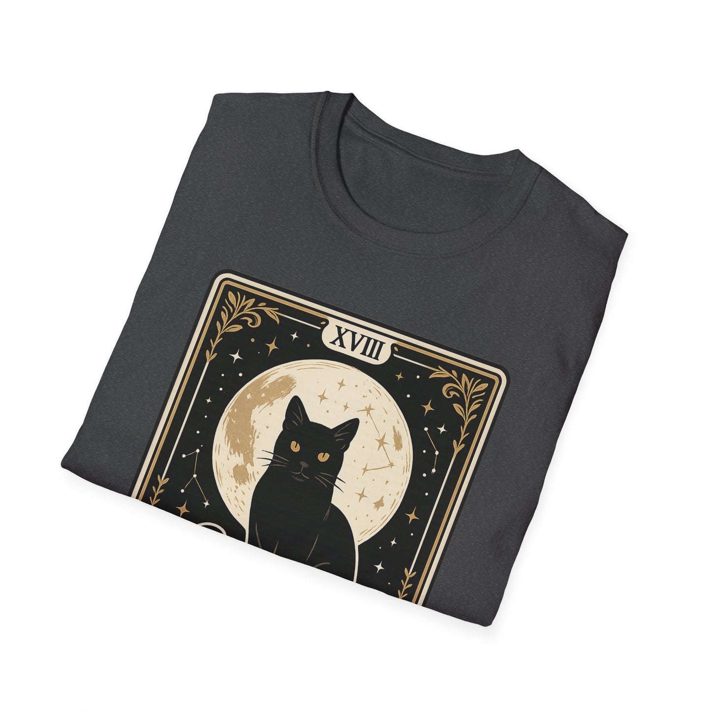 Tarot Moon Guardian Cat T-Shirt