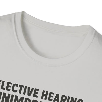 Selective Hearing Cat T-Shirt