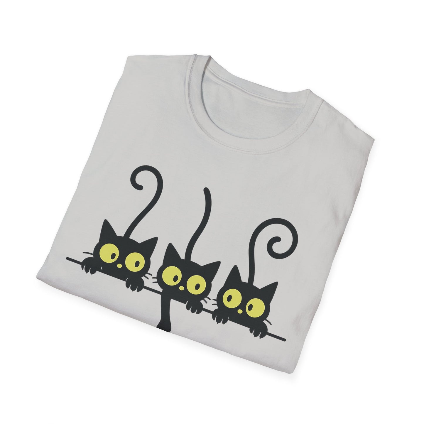 Curious Black Cats T-Shirt