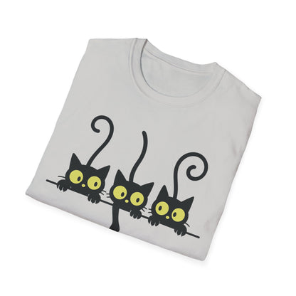 Curious Black Cats T-Shirt