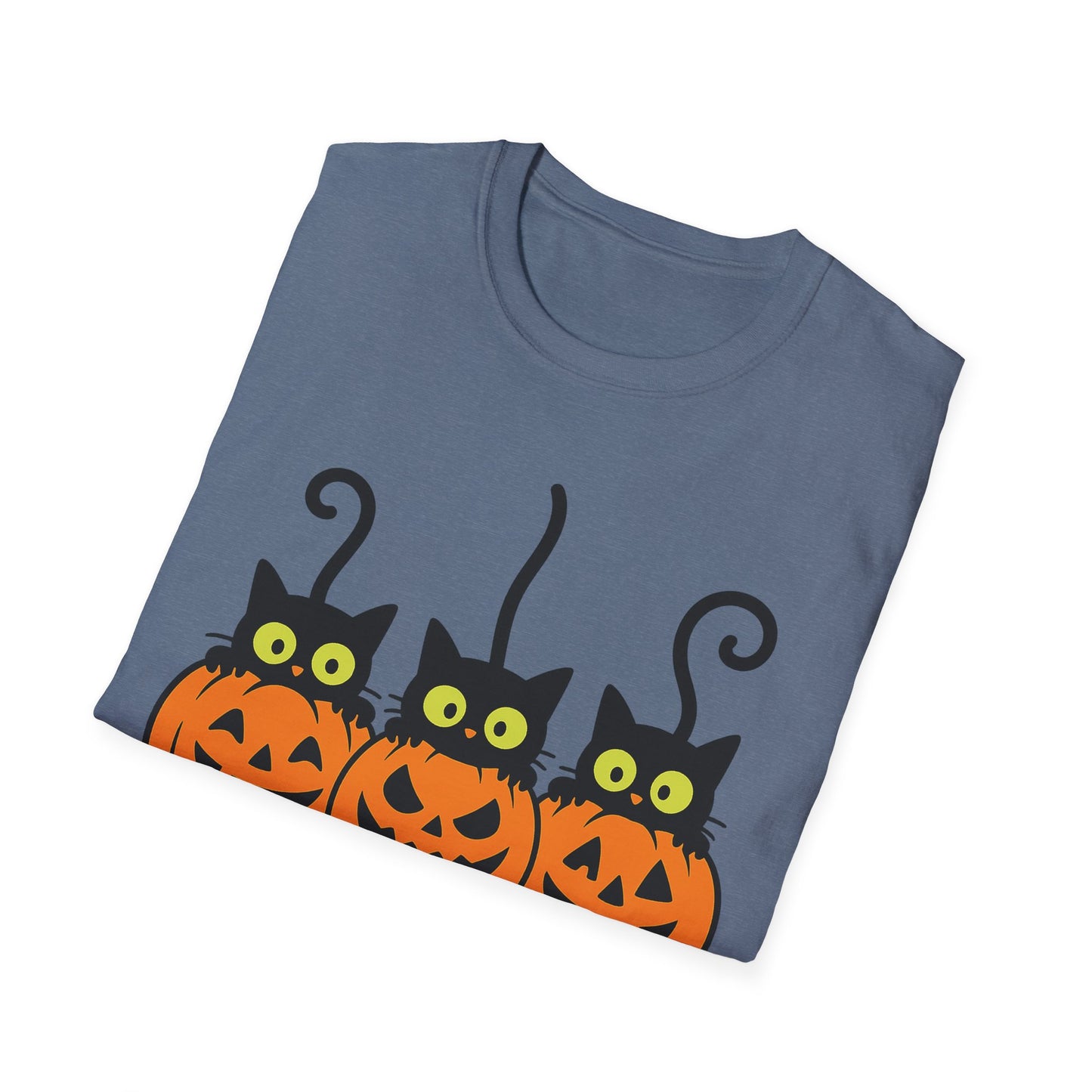 Halloween Cats and Pumpkins