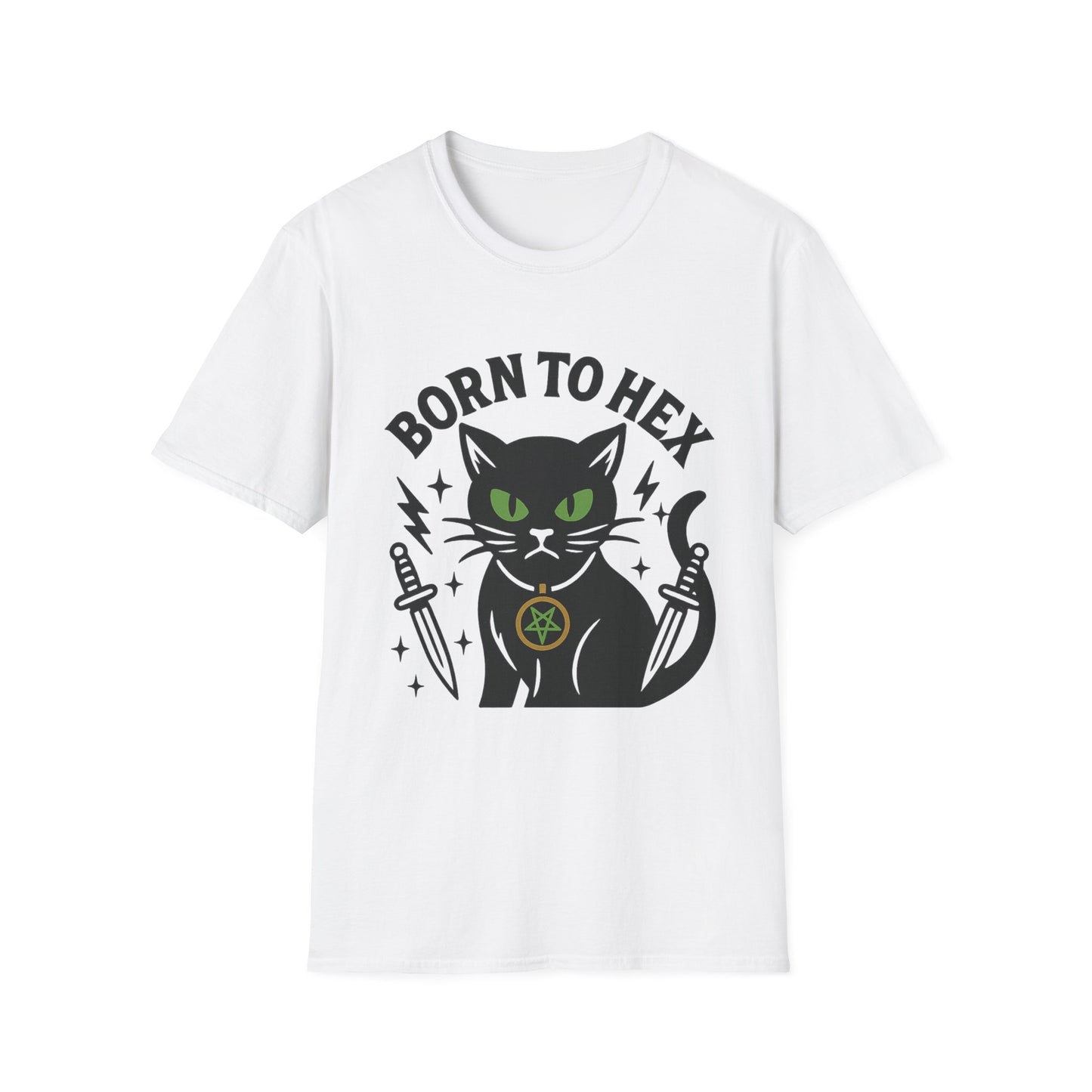 Black Cat Hex T-Shirt
