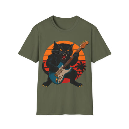 Fierce Rockin' Cat T-Shirt