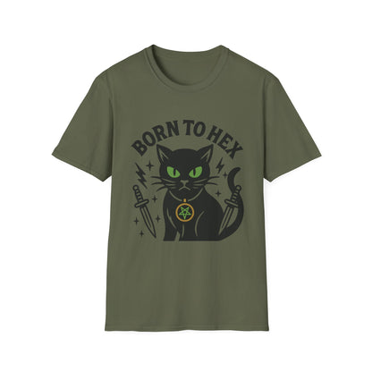 Black Cat Hex T-Shirt