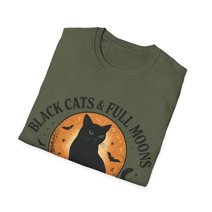 Black Cats Full Moons T-Shirt