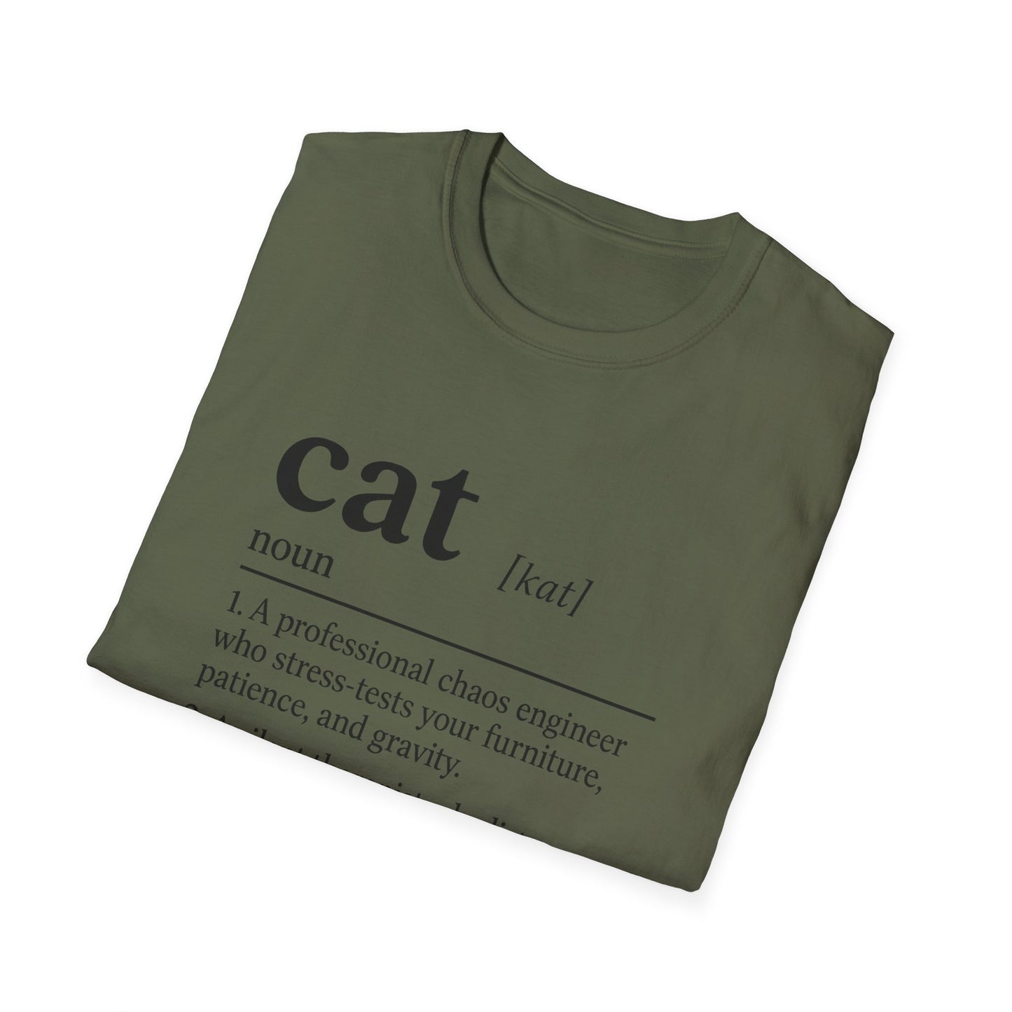 Cat Definition Therapist T-Shirt