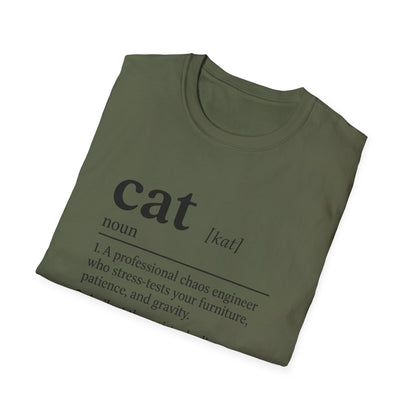 Cat Definition Therapist T-Shirt