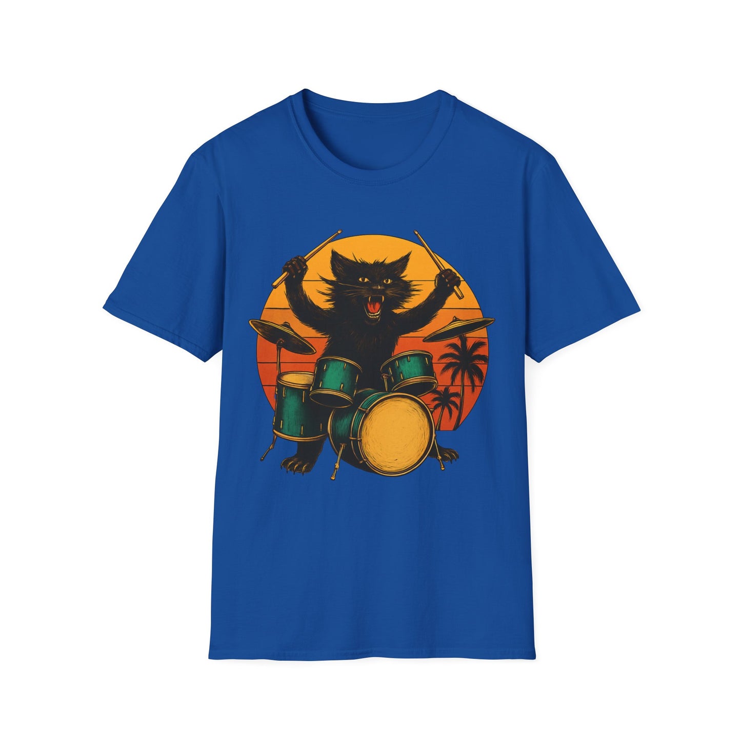 Drummer Cat T-Shirt