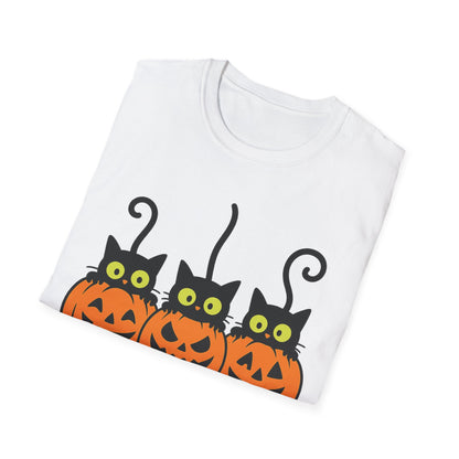 Halloween Cats and Pumpkins
