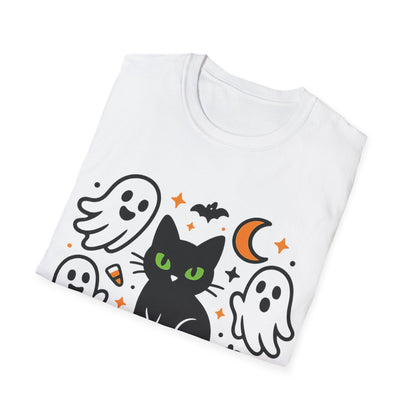 Halloween Cat and Ghosts