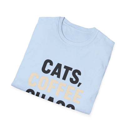 Cats Coffee Chaos T-Shirt
