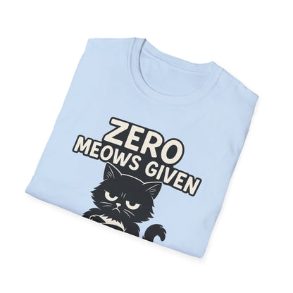 Zero Meows Given T-Shirt