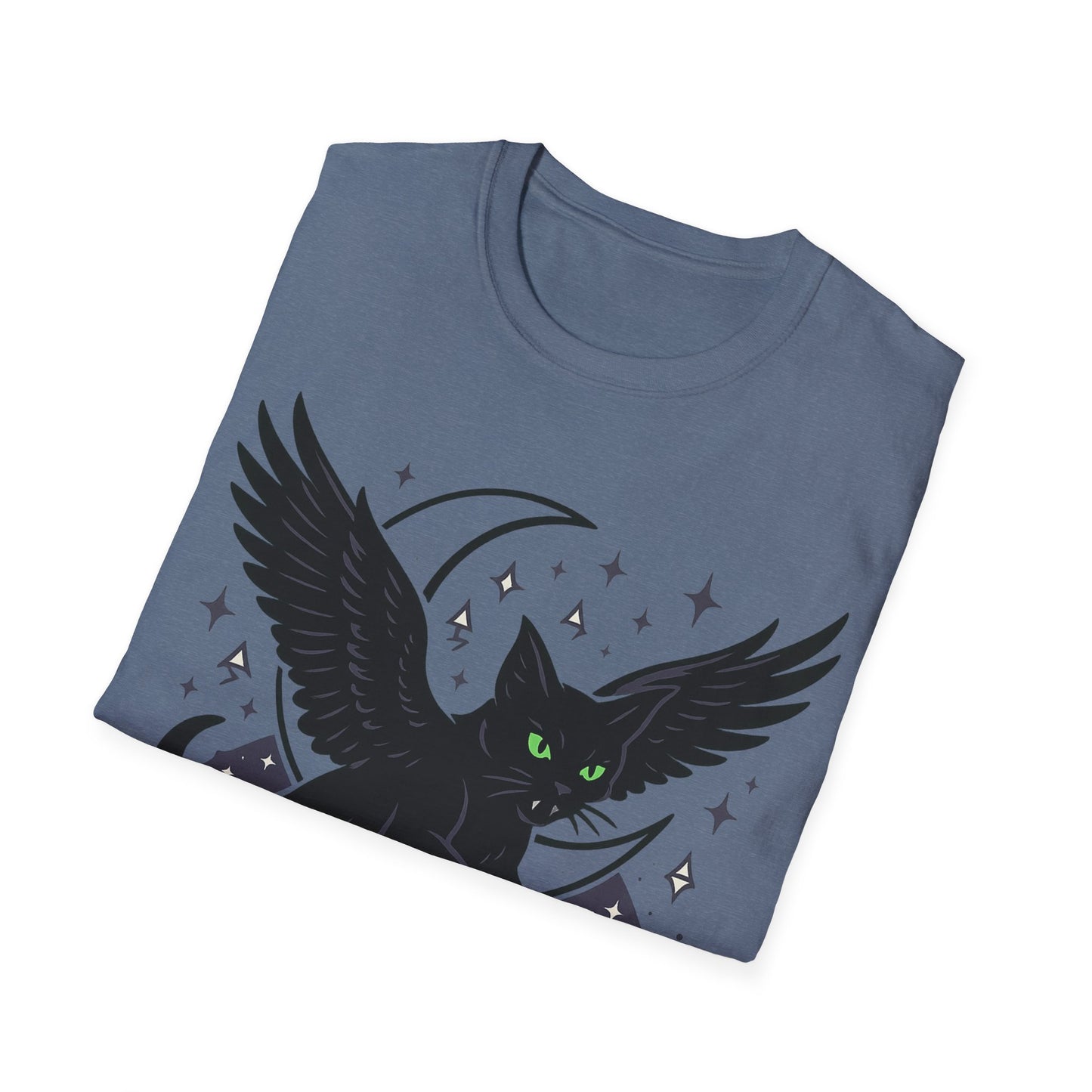 Winged Cat in Flight T-Shirt