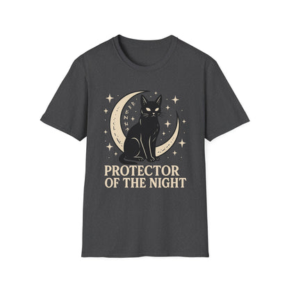 Night Protector Cat T-Shirt