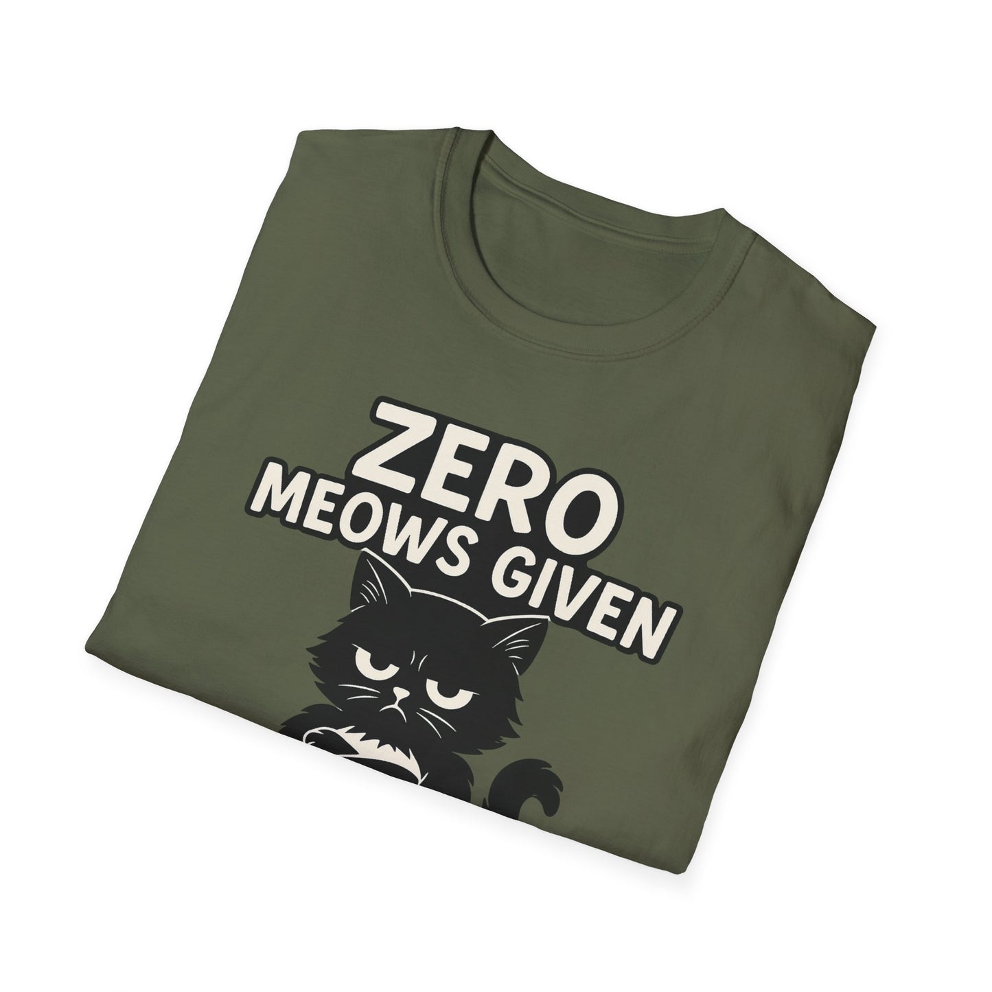 Zero Meows Given T-Shirt