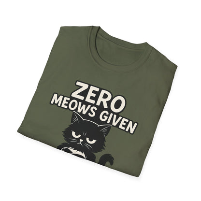 Zero Meows Given T-Shirt