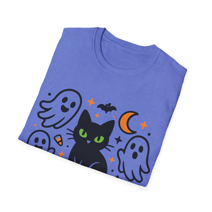 Halloween Cat and Ghosts