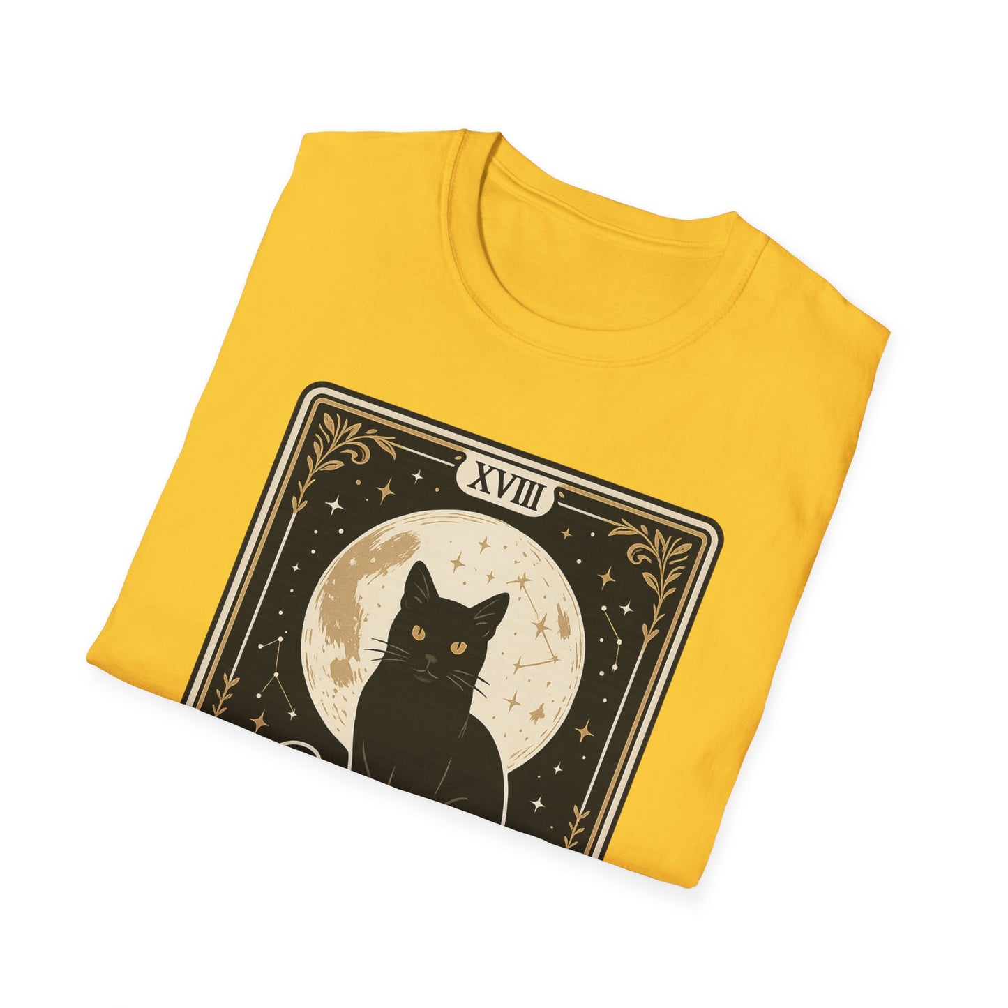 Tarot Moon Guardian Cat T-Shirt