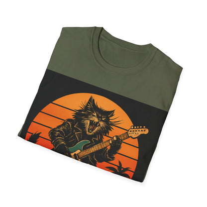 Guitar Rockin' Cat T-Shirt