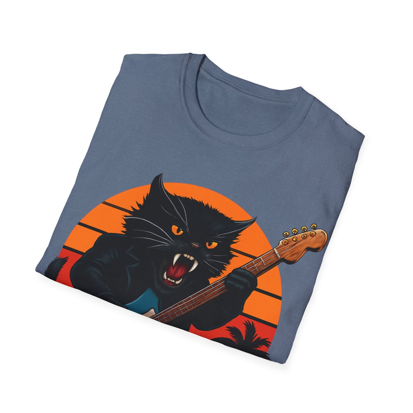Fierce Rockin' Cat T-Shirt