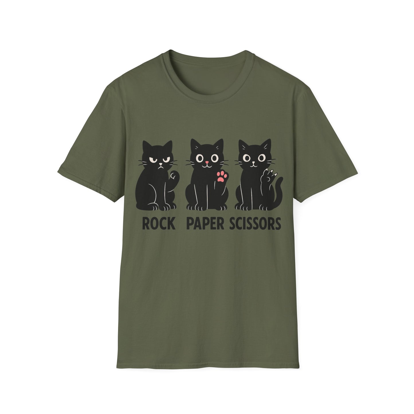 Rock Paper Scissors Kittens T-Shirt